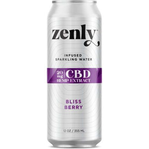 Image of Zenly Bliss Berry CBD Infused Sparkling Water - Single from Zenly