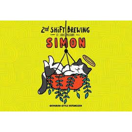 Image of 2nd Shift Brewing Simon Bavarian Style Hefeweizen - Single from 2nd Shift Brewing