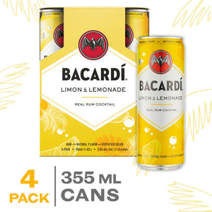 Image of Bacardi Limon And Lemonade Real Rum Cocktail from Bacardi