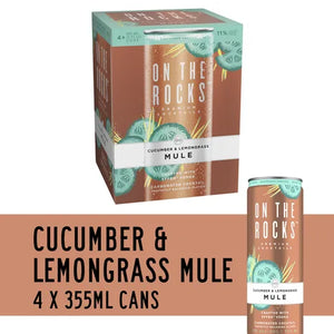 Image of On The Rocks Cucumber Lemongrass Mule from On The Rocks