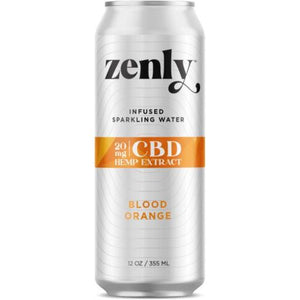 Image of Zenly Blood Orange CBD Infused Sparkling Water from Zenly
