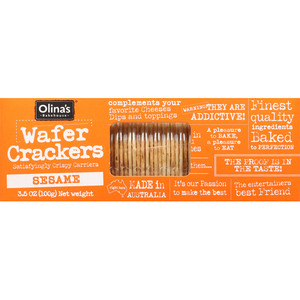 Olina's Wafer Cracker Sesame Seed