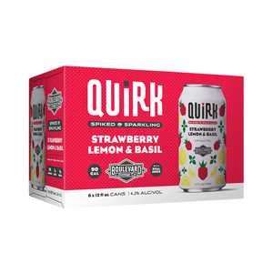 Image of Boulevard Quirk Strawberry Lemon Basil Hard Seltzer from Boulevard Brewing Co.