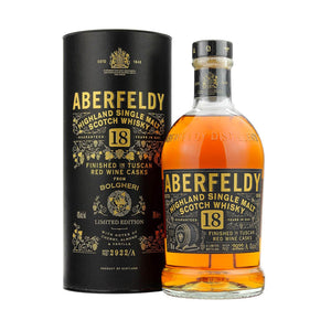 Aberfeldy 18 Year Old Tuscan Red Wine Cask Scotch