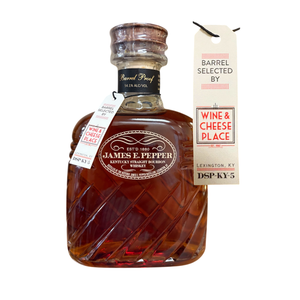 James E Pepper TWCP Single Barrel Bourbon Decanter