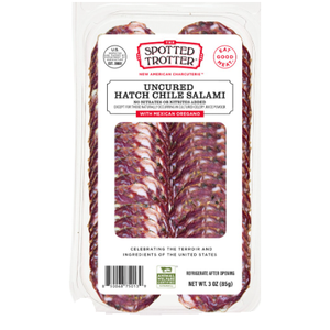 The Spotted Trotter Hatch Chili Salami with Mexican Oregano