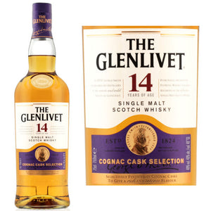 Image of Glenlivet Cognac Cask Selection 14 Year Old Single Malt Scotch Whisky from The Glenlivet Distillery