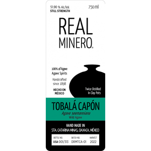 Real Minero Agave Tobala/Capon