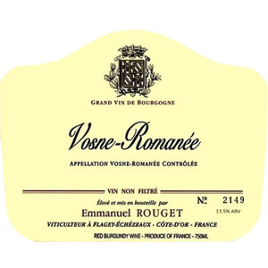 Emmanuel Rouget Vosne Romanee 2023