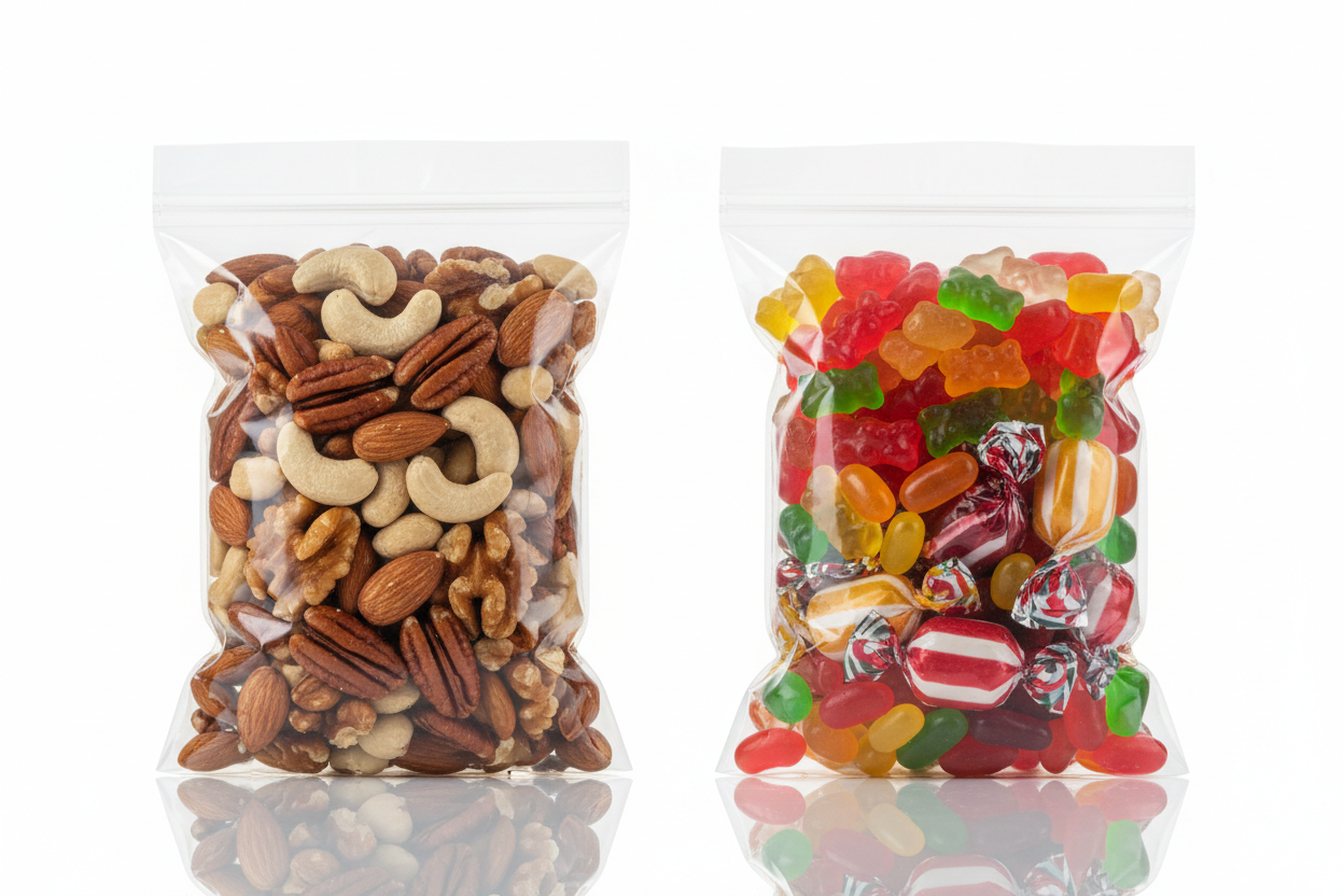Zip/Round Candy and Nuts