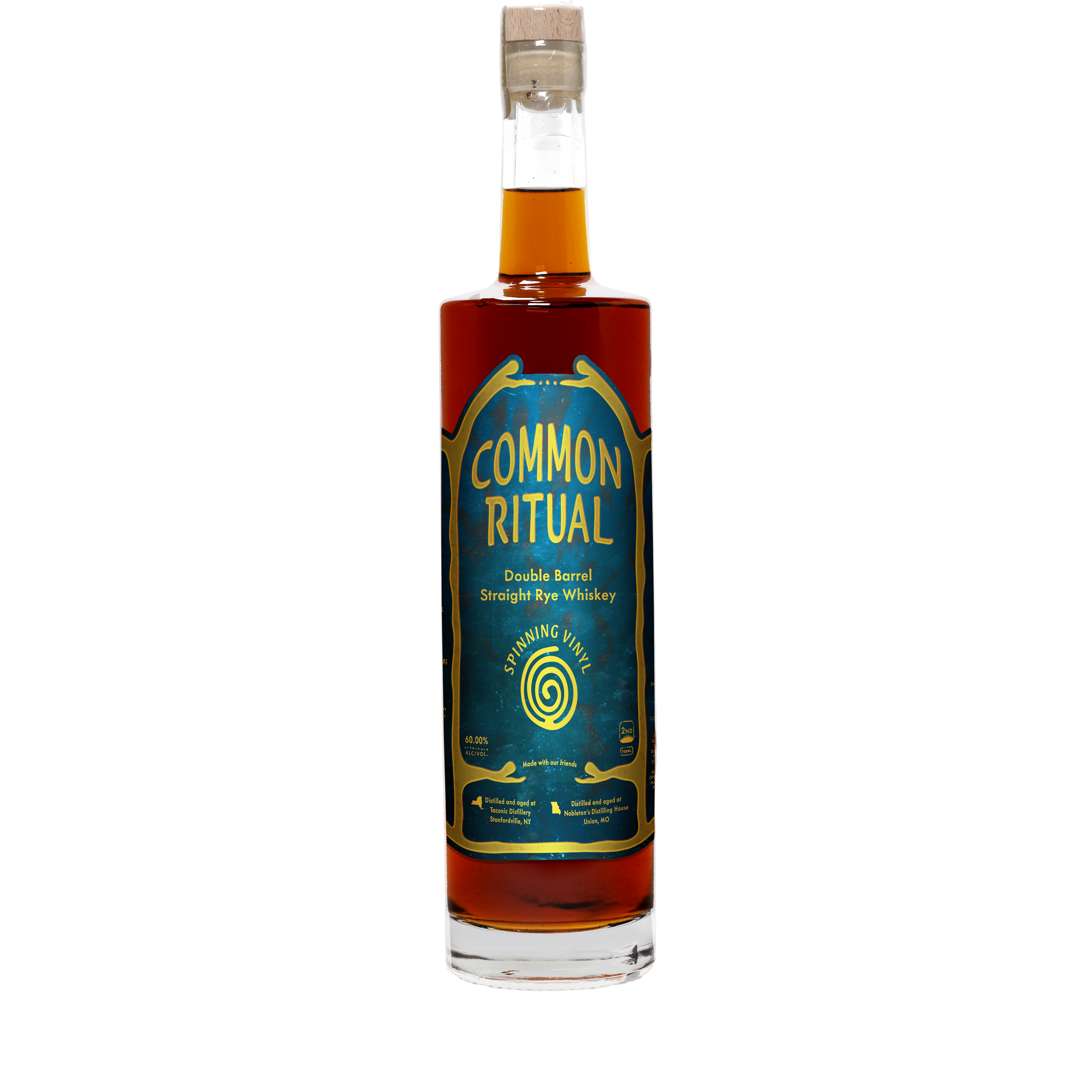 Common Ritual Spinning Vinyl Double Barrel Straight Rye Whiskey