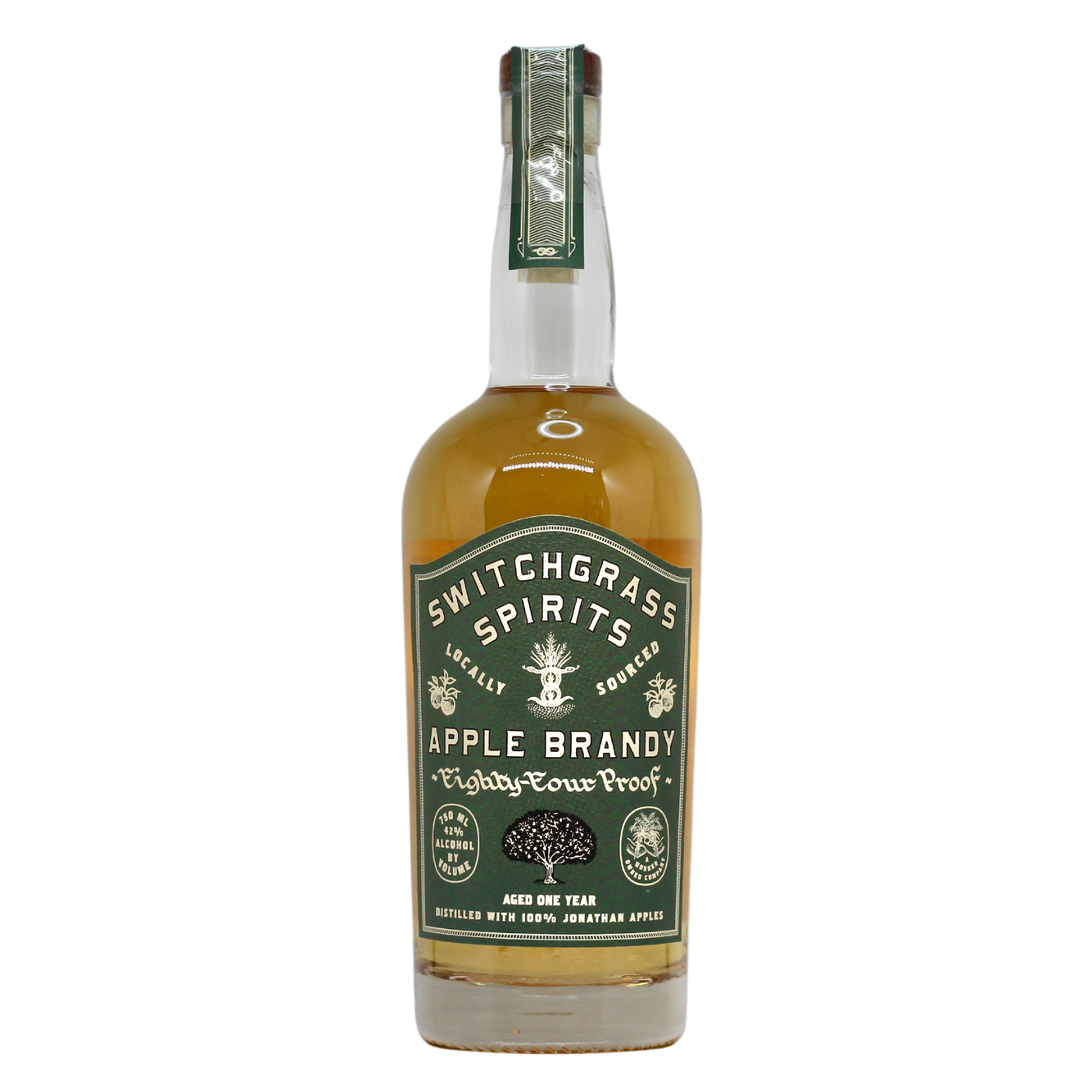 Switchgrass Spirits Apple Brandy 84 Proof
