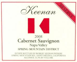 Robert Keenan Cabernet Sauvignon Napa - Cabernet Sauvignon 2019 (750ml) (750ml)