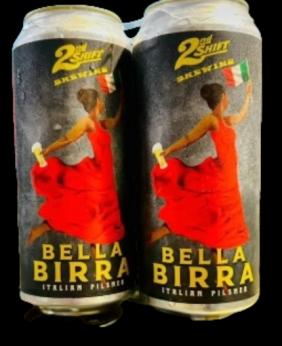 2nd Shift Brewing - Bella Birra Italian Pilsner (4 pack 16oz cans) (4 pack 16oz cans)