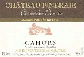 Ch�teau Pineraie - Cuv�e des Dames Cahors 2018 (750ml) (750ml)