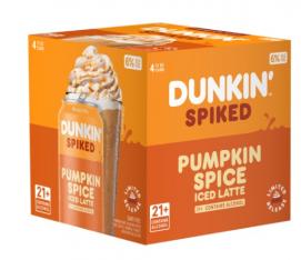 Dunkin' Spiked - Pumpkin Spice Iced Latte (4 pack 12oz cans) (4 pack 12oz cans)