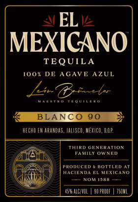 El Mexicano - Tequila Blanco 90 Proof (750ml) (750ml)