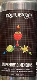 Equilibrium Brewery - Raspberry Dimensions (4 pack 16oz cans) (4 pack 16oz cans)