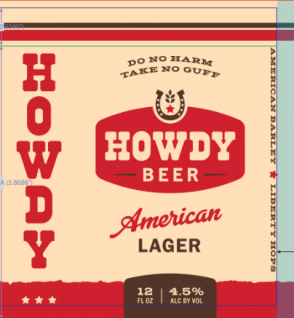 Howdy Beer - American Lager (6 pack 12oz cans) (6 pack 12oz cans)