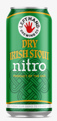 Left Hand Brewing - Dry Irish Stout Nitro (4 pack 16oz cans) (4 pack 16oz cans)