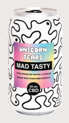 Mad Tasty - Unicorn Tears CBD Sparkling Water (12oz can) (12oz can)