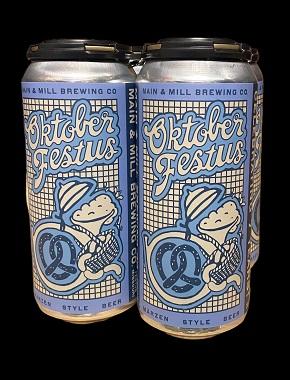 Main & Mill Brewing Oktoberfest - Oktober Festus Marzen Style (4 pack 16oz cans) (4 pack 16oz cans)