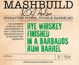 Mashbuild - Rye Whiskey Finished in a Barbados Rum Barrel (750ml) (750ml)