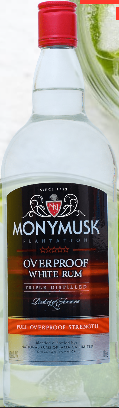 Monymusk Plantation Rum - White Overproof (1L) (1L)