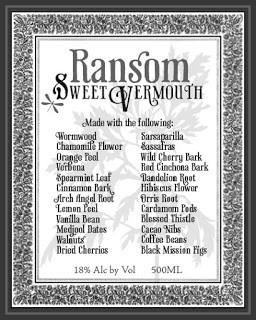Ransom - Sweet Vermouth NV (375ml) (375ml)