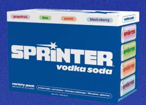 Sprinter - Vodka Soda Mix Pack (8 pack 12oz cans) (8 pack 12oz cans)