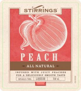 Stirrings - Peach Liqueur (750ml) (750ml)