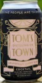Tom's Town Grapefruit Clove Gin cocktail (12oz can) (12oz can)