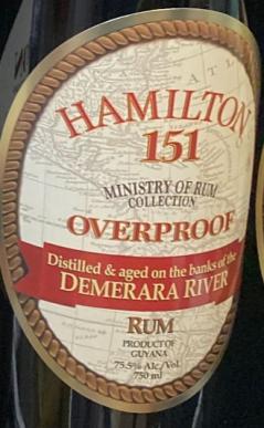Hamilton - 151 Overproof Rum (750ml) (750ml)