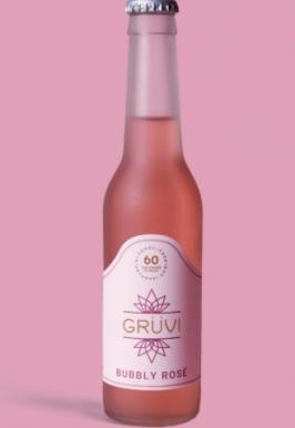 Gruvi - Bubbly Rose Non Alcoholic NV (4 pack bottles) (4 pack bottles)