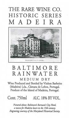 Rare Wine Co. - Historic Baltimore Rainwater NV