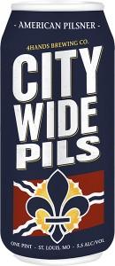 4 Hands Brewing - City Wide Pilsner (4 pack cans) (4 pack cans)