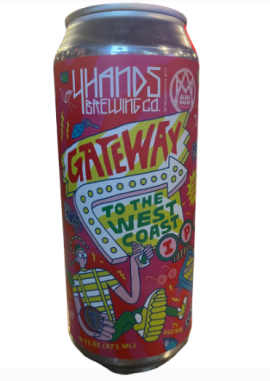 4 Hands Brewing Co. - Gateway to the West Coast IPA (4 pack 16oz cans) (4 pack 16oz cans)
