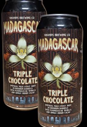 4 Hands Brewing - Madagascar Triple Chocolate BA Stout (16oz can) (16oz can)