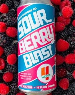 4 Hands Brewing - Sour Berry Blast (4 pack 16oz cans) (4 pack 16oz cans)