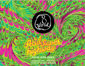 8 Wired - Acid Super Highway Sour DIPA (16.9oz can) (16.9oz can)