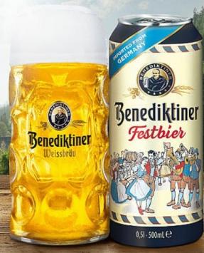 Benediktiner - Festbier (4 pack 16oz cans) (4 pack 16oz cans)