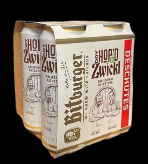 Bitburger / Deschutes - Dry Hopd Zwickl (4 pack 16.9oz cans) (4 pack 16.9oz cans)