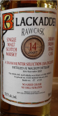 2007 Blackadder Macduff 14 Year Raw Cask Highland Single Malt Scotch (700)