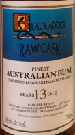 Blackadder Rum - Australian 13yr 0 (700)