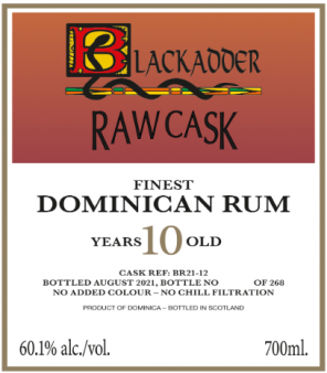 Blackadder Rum - Dominican 10yr (700ml) (700ml)