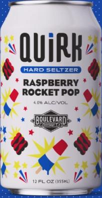 Boulevard Brewing Co. - Quirk Raspberry Rocket Pop Hard Setzer (12 pack 12oz cans) (12 pack 12oz cans)