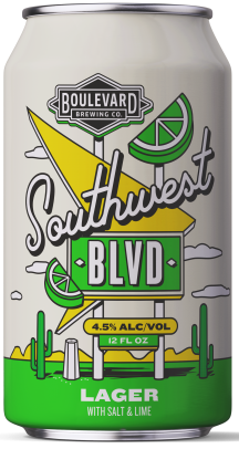 Boulevard Brewing Co. - Southwest Bvld Salt and Lime Lager (6 pack 12oz cans) (6 pack 12oz cans)