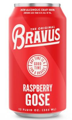 Bravus - NON-ALCOHOLIC Raspberry Gose (6 pack 12oz cans) (6 pack 12oz cans)