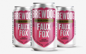 Brewdog - Non-Alcoholic Faux Fox Raspberry Sour (6 pack 12oz cans) (6 pack 12oz cans)
