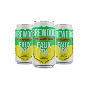 Brewdog - Non-Alcoholic Faux Fox Sharp Pineapple (6 pack 12oz cans) (6 pack 12oz cans)